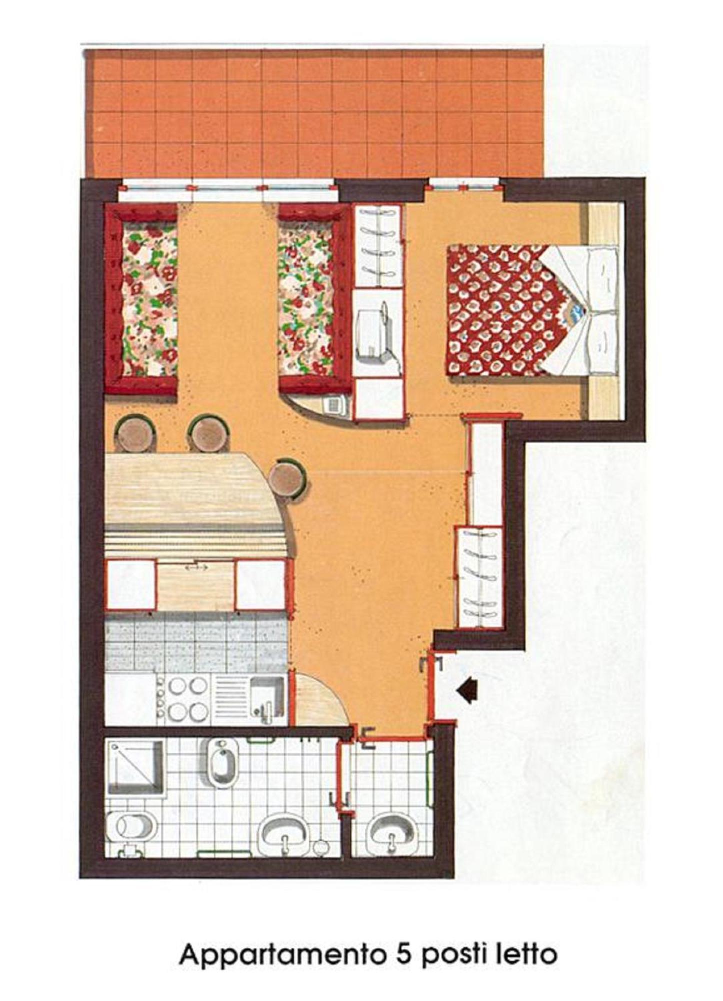 Residence Orsa Maggiore Madonna Rum bild