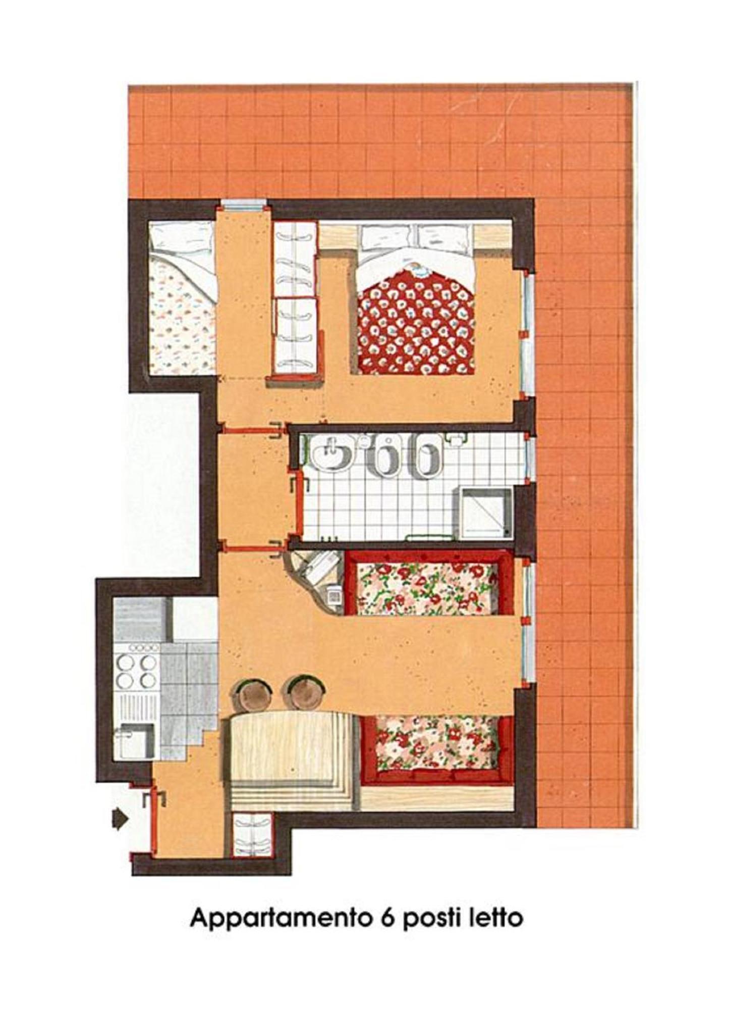 Residence Orsa Maggiore Madonna Rum bild